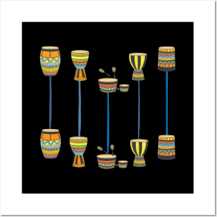 Djembe Jembe Drum Posters and Art